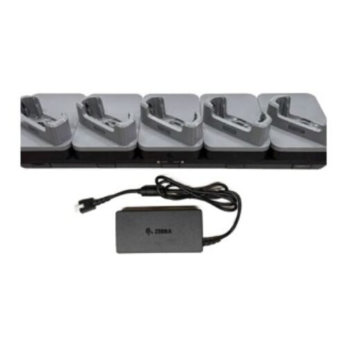 Kit Cradle Ethernet/USB 5 Terminals Zebra TC201 with Rugged Boot CRD-TCVTB-5DE-1