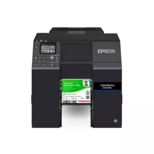 Color label printer ColorWorks CW-D6000Ae 1200x1200 dpi, dye ink, cutter, USB + Ethernet EPSON C31CL90102