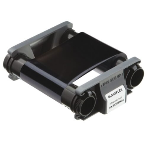 BLACKFLEX monochrome ribbon, 500 prints Evolis RCT081NAA