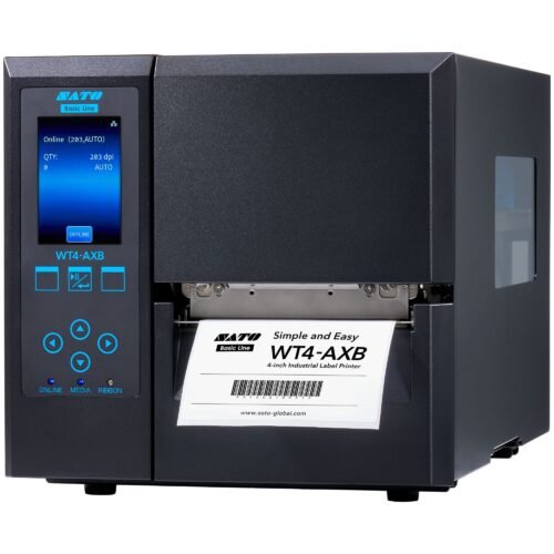 Industrial Label Printer WT4AXB 203 dpi with dispenser and power cable WLAN /BT + EU SATO WWWTA427I-EU
