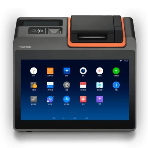 POS System 29.5cm (11.6''), Full HD, CD, Scanner (2D), USB, RS232, BT, Ethernet, Wi-Fi, 4G, Android SUNMI T2 MINI P01154017