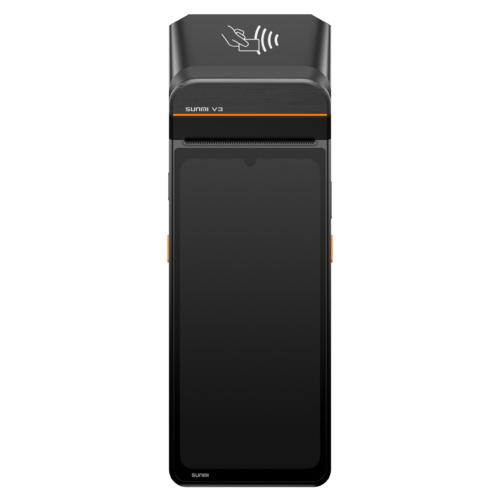 Mobile Terminal with printer, GMS EDLA, 2D, GPS, USB-C, BT, Wi-Fi, eSIM, 4G, NFC SUNMI V3H P06100032