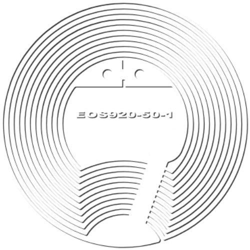 RFID Tag EOS-920 NTAG213 23 Wet Inlay TAGEOS 9200000010