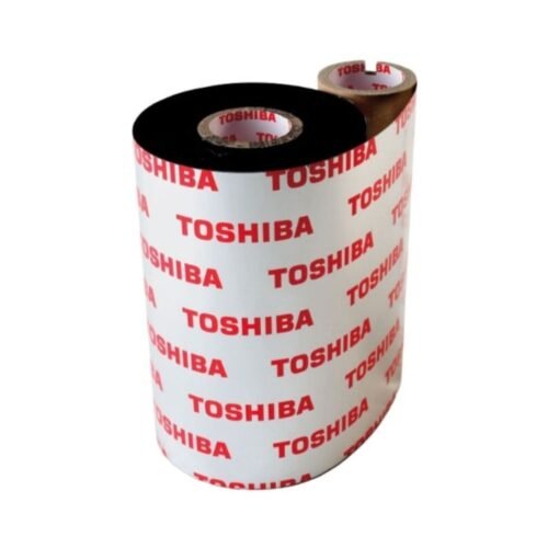 Ribbon AW1F 110mm x 450m Basic Wax Black Toshiba BEX45110AW1F