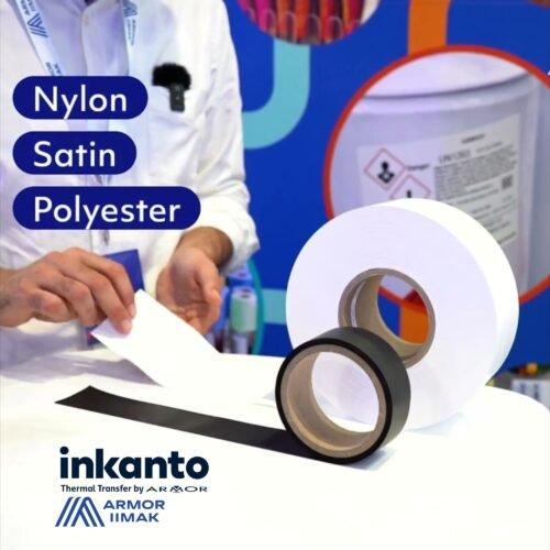 White nylon textile labels ATN602 20x200m ARMOR X00075ZA